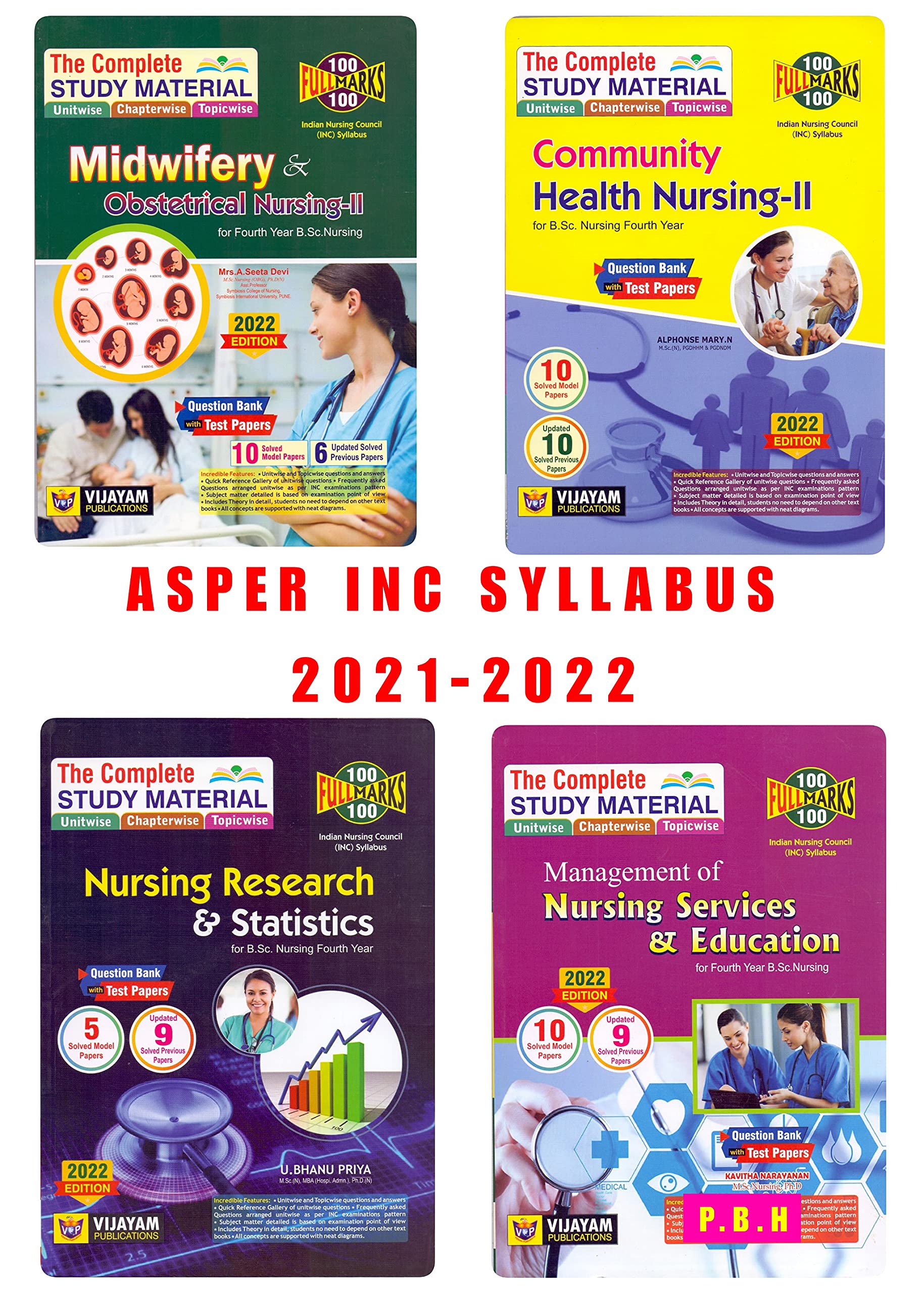 BSc 4th Year Nursing Books