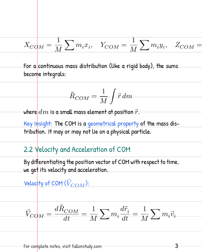 System of Particles and Collisions Preview Page 3