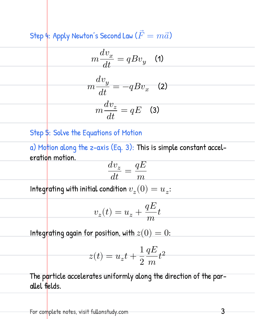 Parallel E and B Fields - Physics Preview Page 3