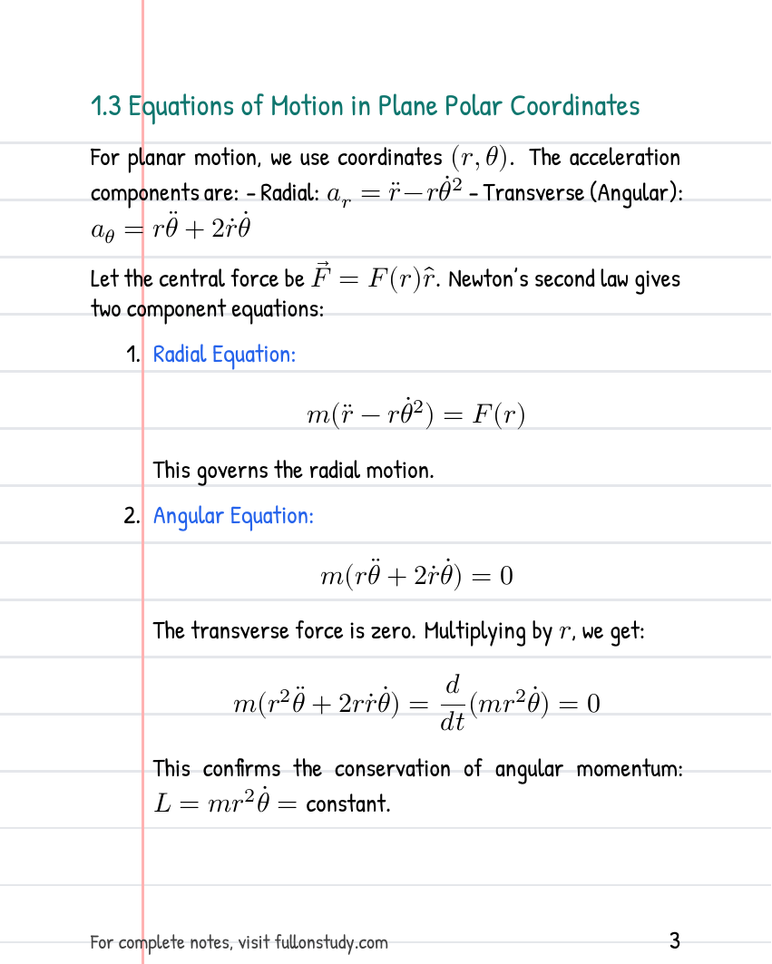 Gravitation & Central Force Preview Page 3