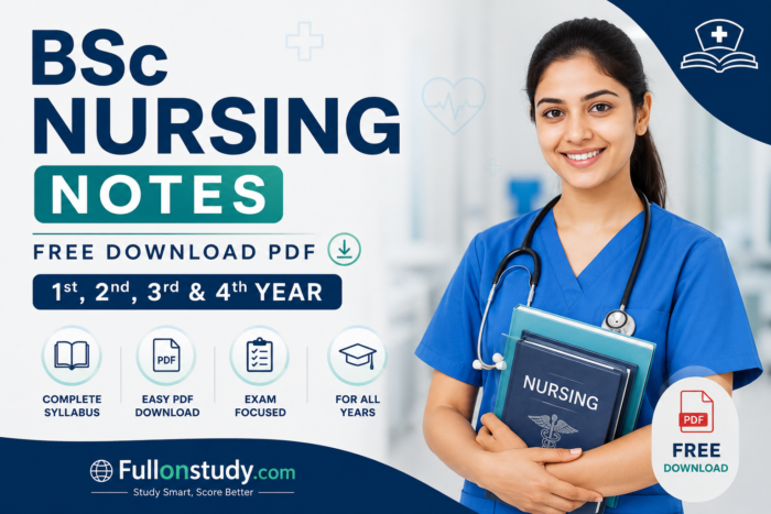 BSc Nursing Notes