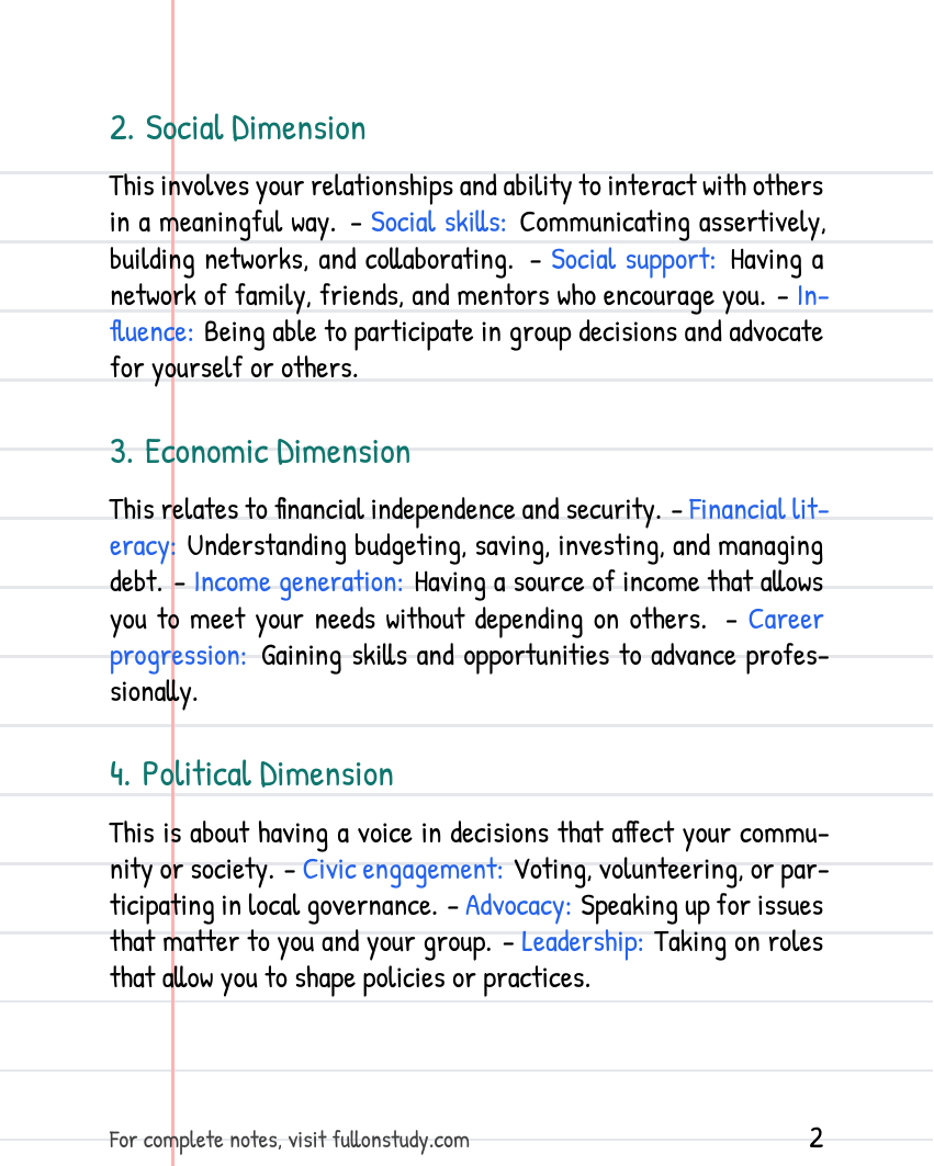 Self-Empowerment Preview Page 2