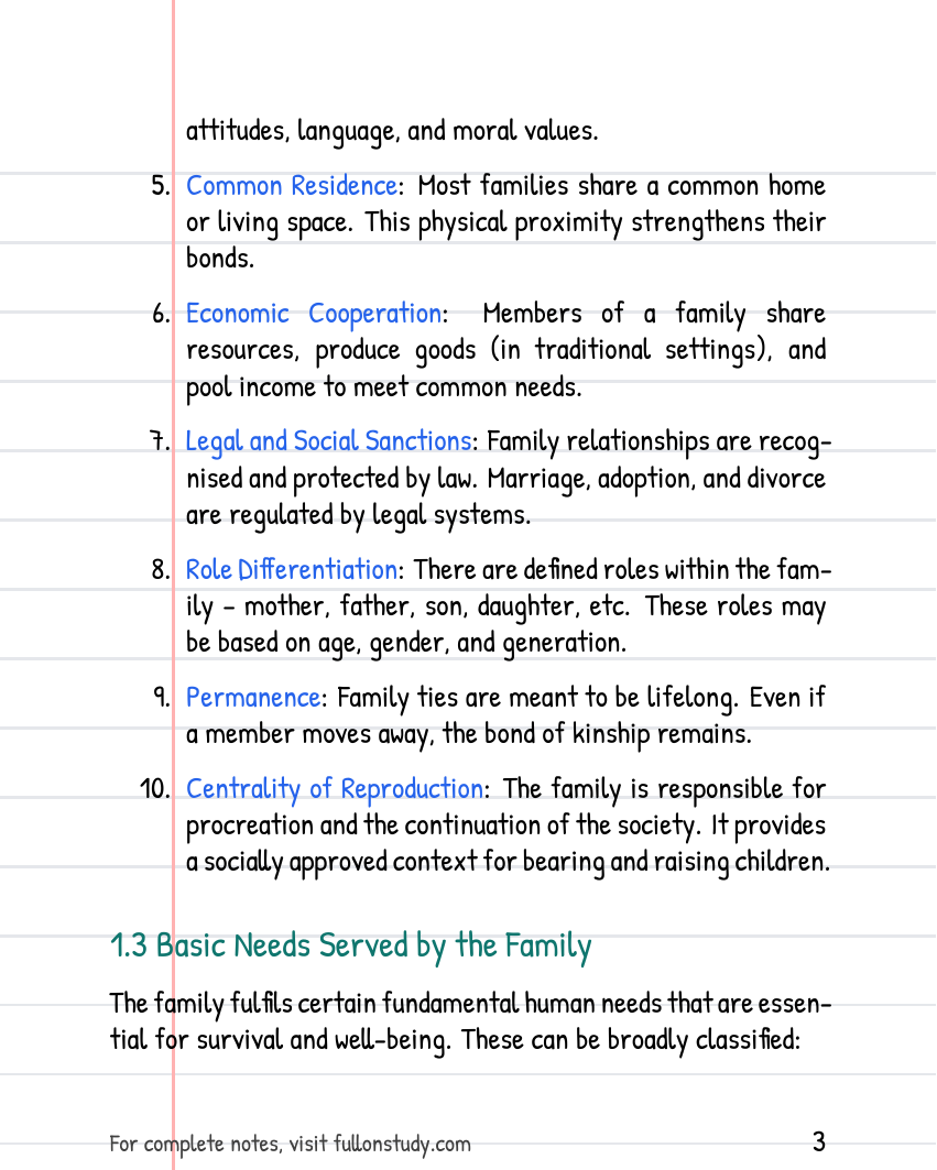 Family and Marriage Preview Page 3