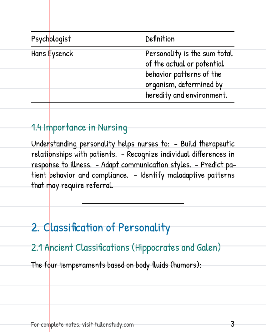 Personality Preview Page 3