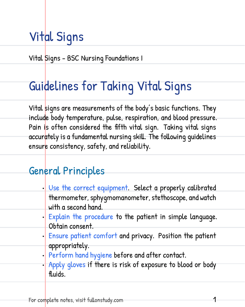 Vital Signs Preview Page 1