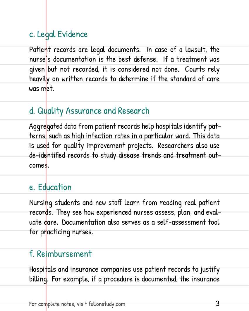 Documentation And Reporting Preview Page 3
