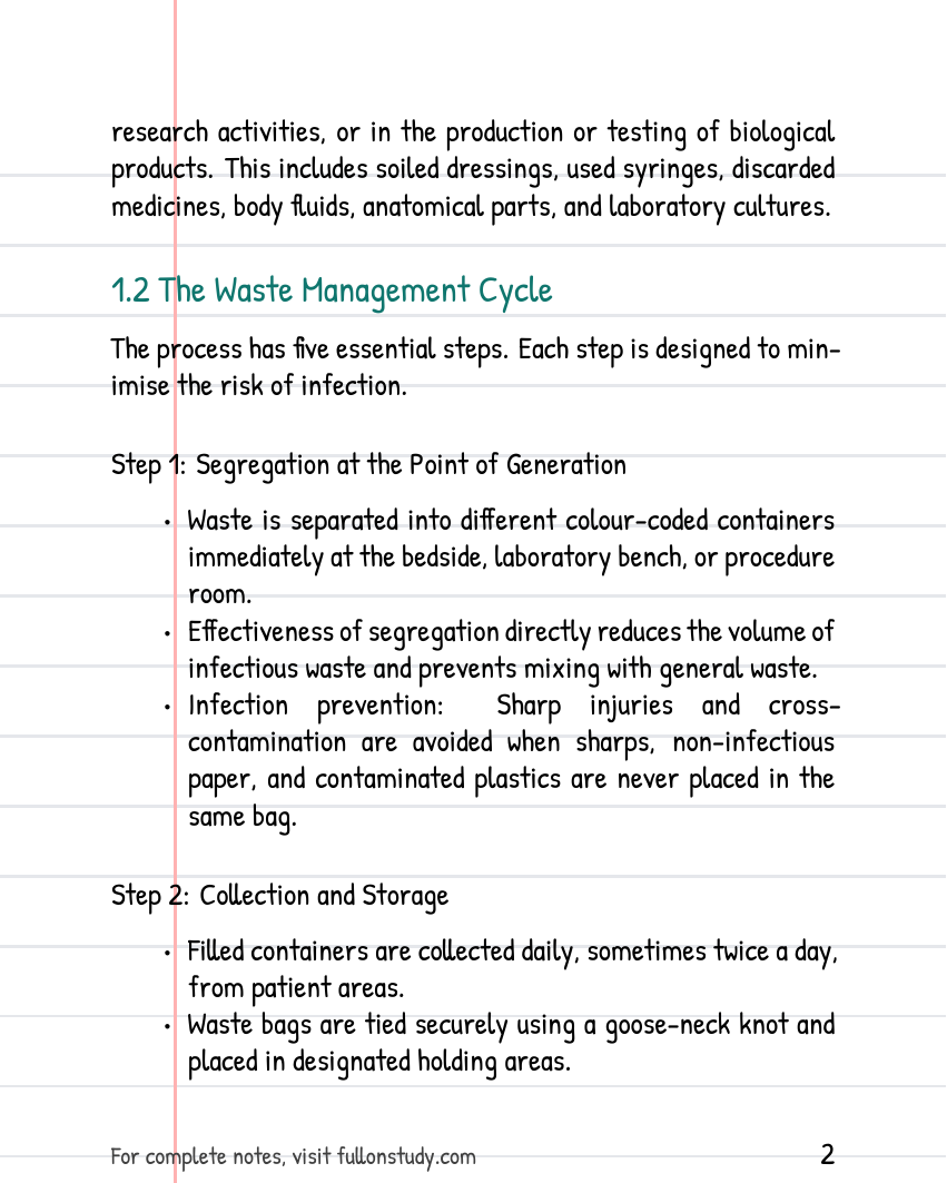 Bio Medical Waste Management Preview Page 2