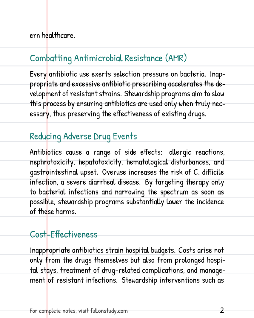 Antibiotic stewardship Preview Page 2