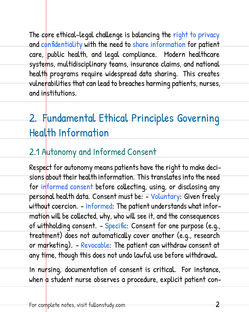 Information Law & Governance in Clinical Practice Preview Page 2