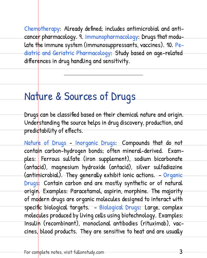 Introduction to Pharmacology Preview Page 3