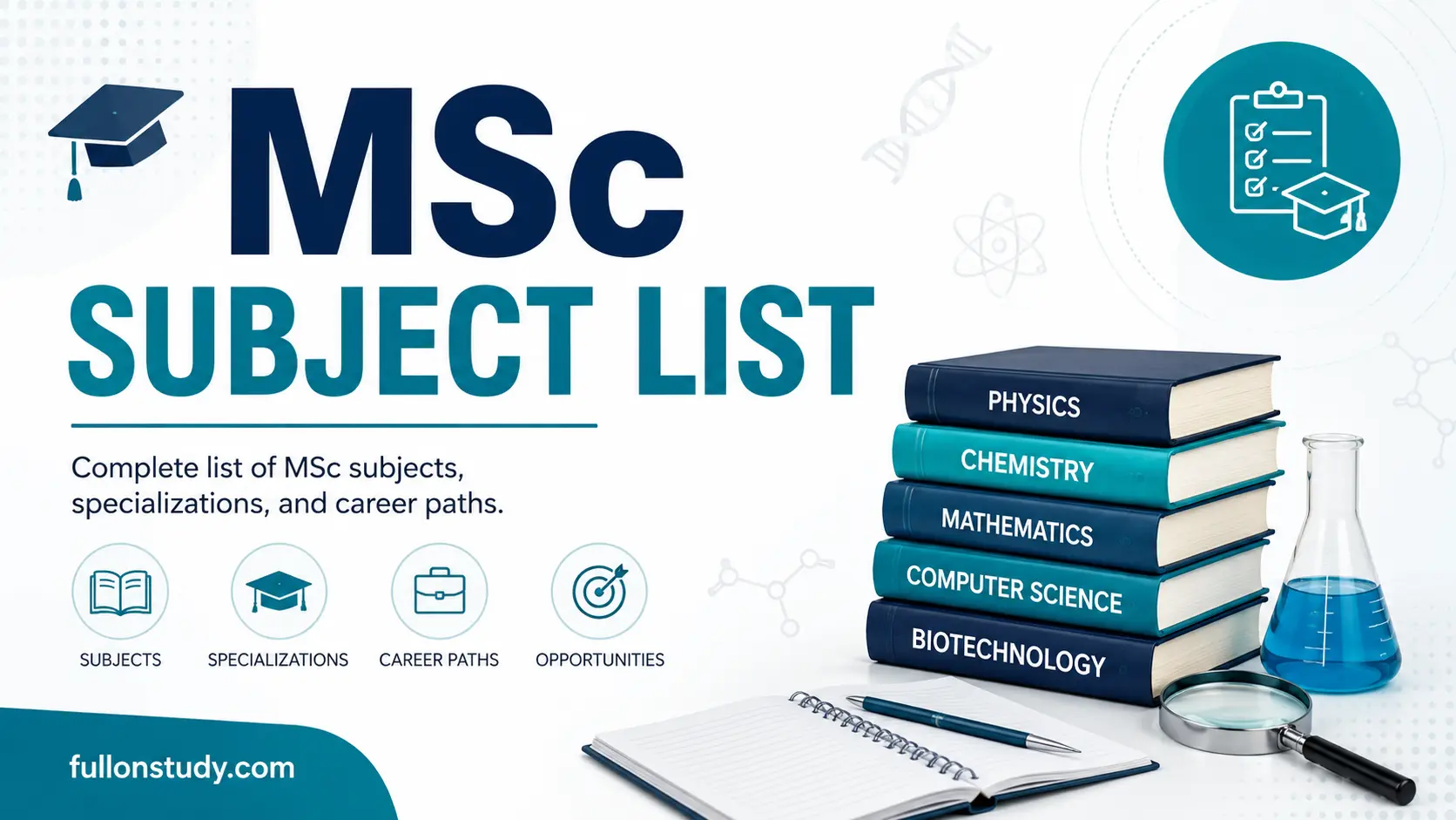MSc Subjects List