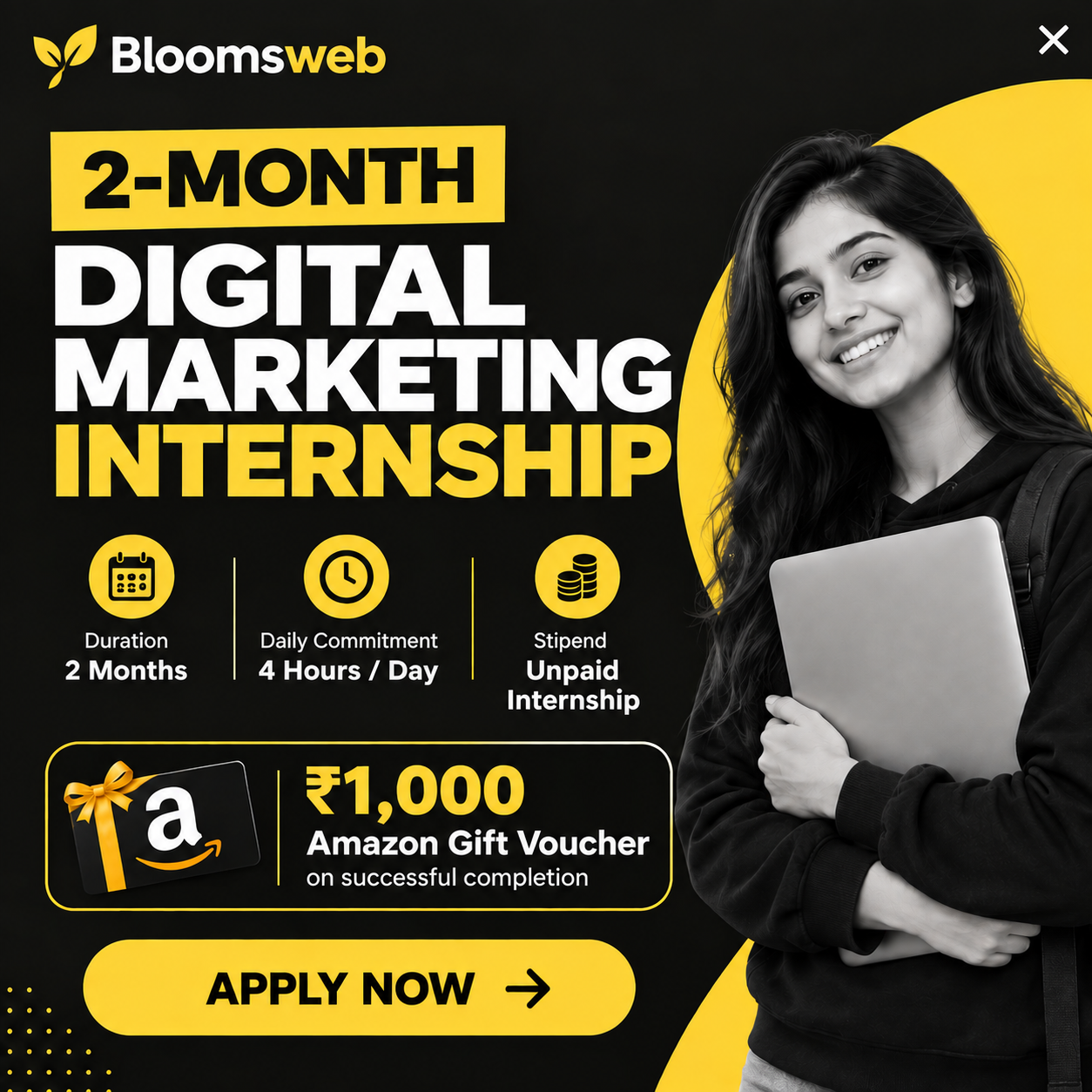 Bloomsweb 2-Month Digital Marketing Internship