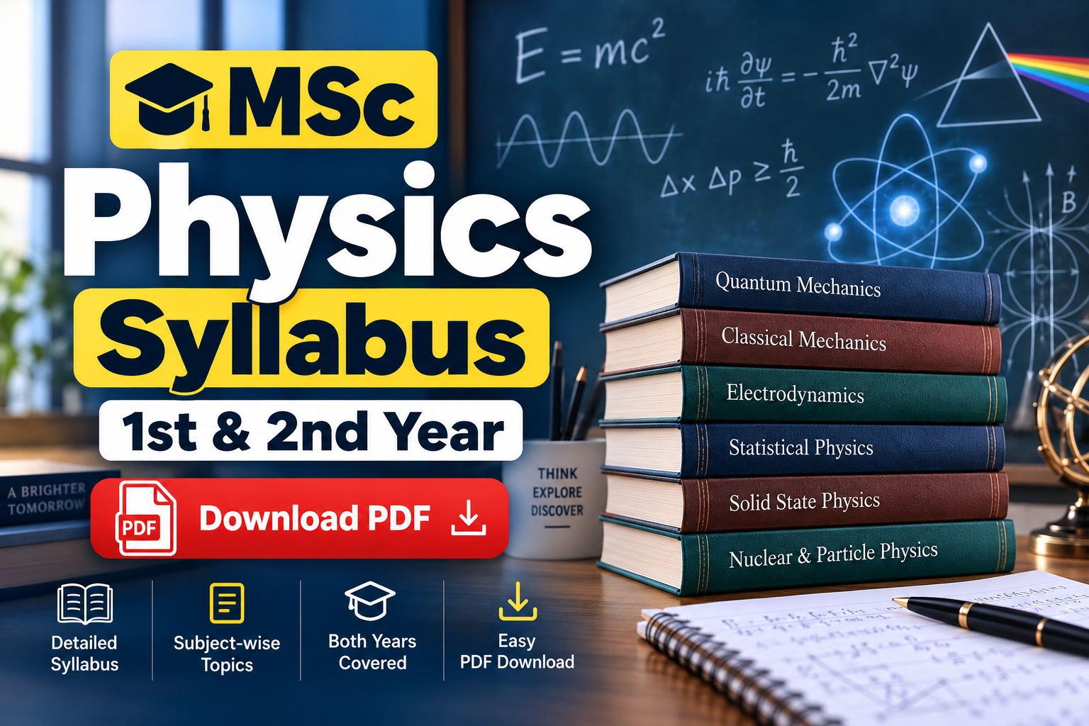 Home MSc Physics Syllabus Download PDF