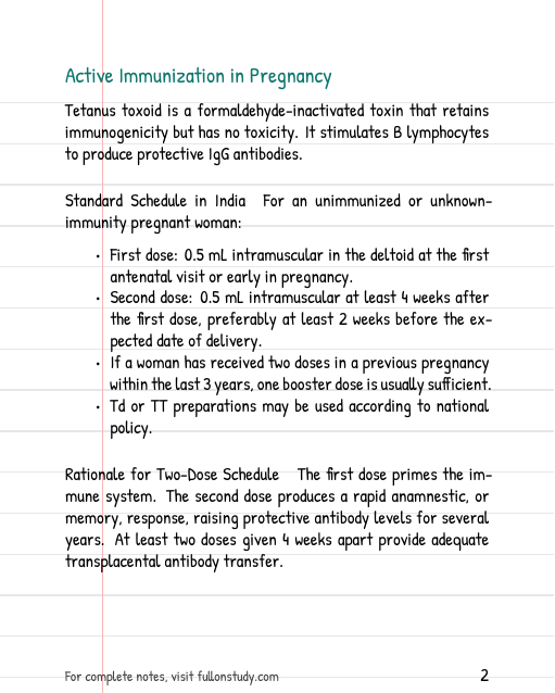 Drugs used for pregnant women during antenatal, labour and postnatal period Preview Page 2