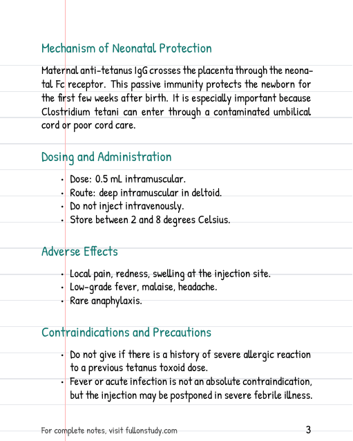 Drugs used for pregnant women during antenatal, labour and postnatal period Preview Page 3
