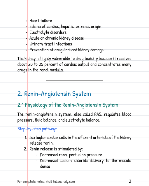 Drugs used in urinary system Preview Page 2