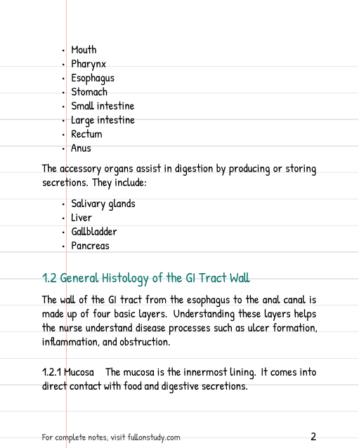 Nursing management of patients with disorders of digestive system Preview Page 2