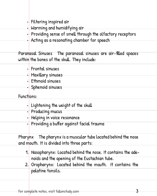 Nursing Management of patients with respiratory problems Preview Page 3