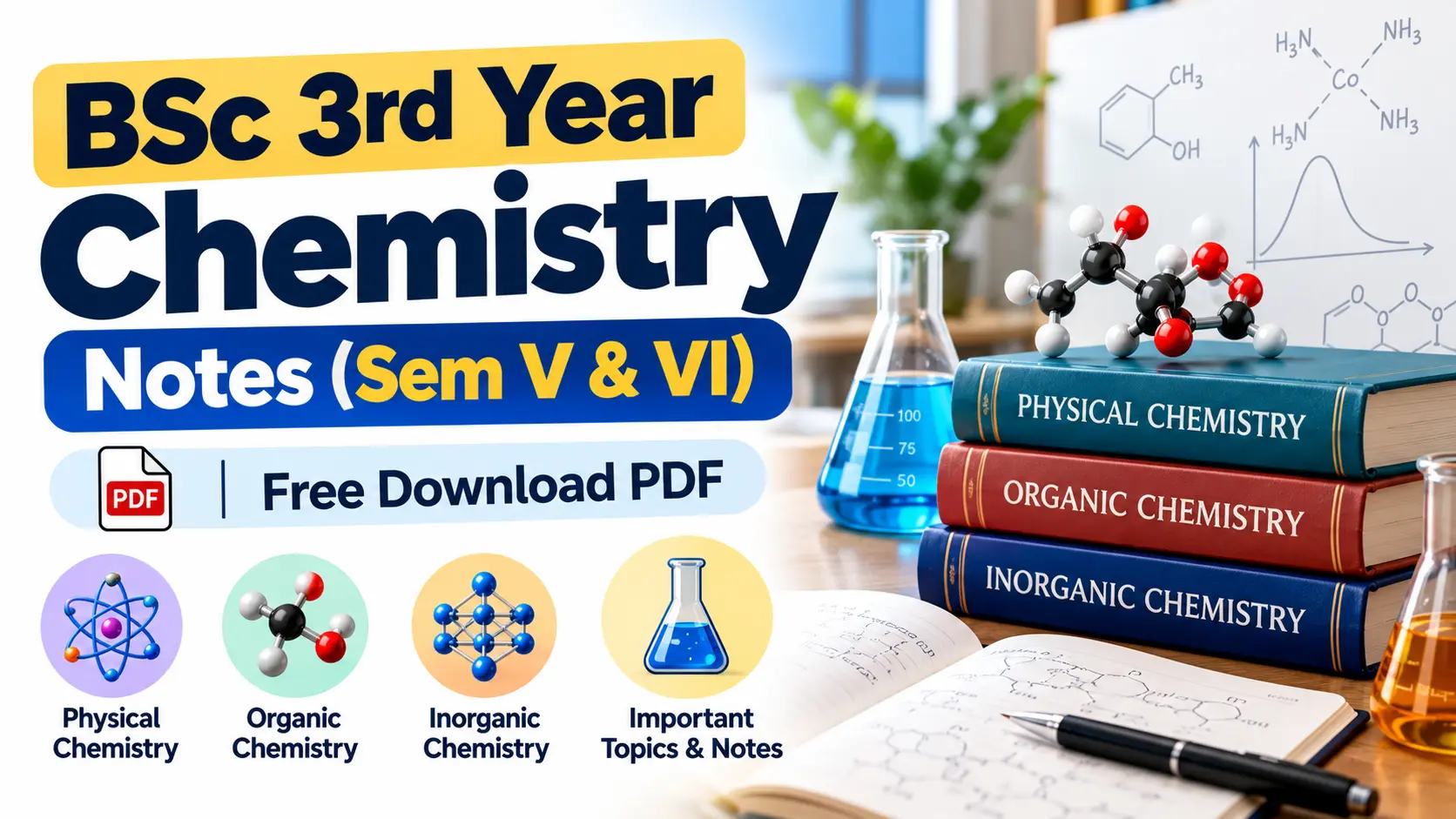BSc 3rd Year Chemistry Notes Free Download PDF